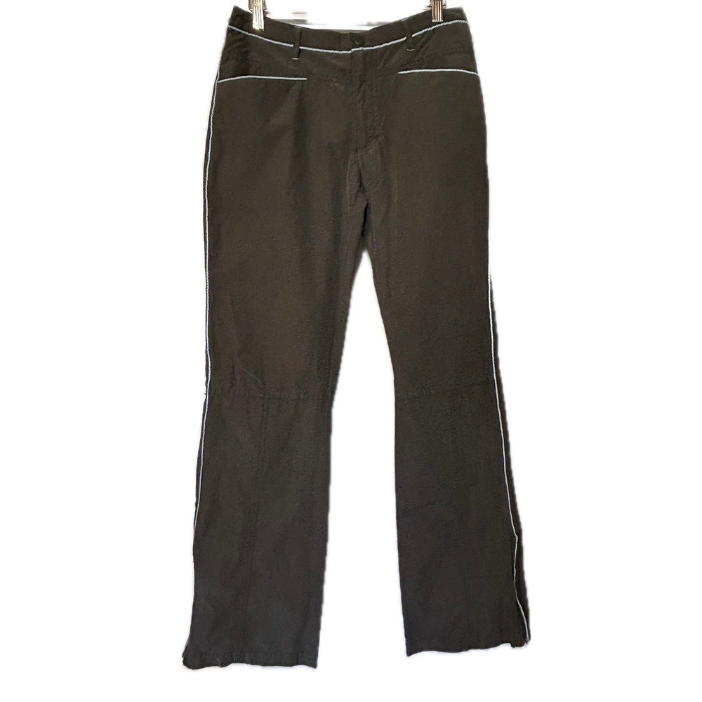 VTG Rare 90s Urban Life Olive Green Zip Side Pants. Women's Size 7. - Picture 3 of 13